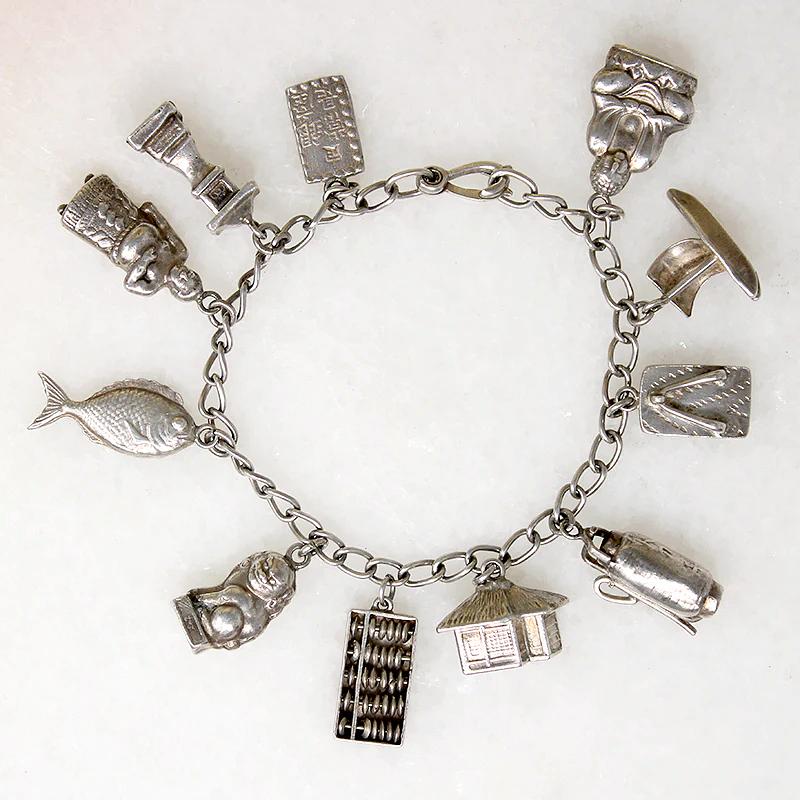 Carefully Curated Japanese Charm Bracelet