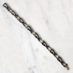 Siam Silver Heart-Linked Dancer Bracelet