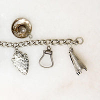 Wonderful Western Bracelet with Particularly Fine Charms