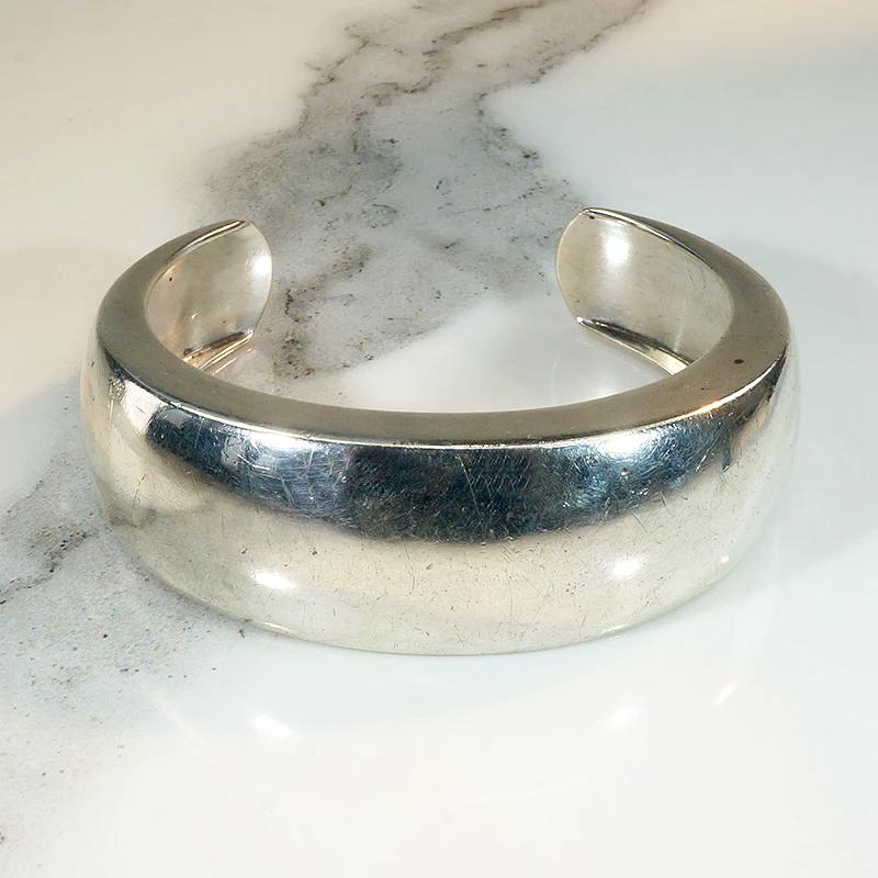 Chic Domed Sterling Cuff by TANE