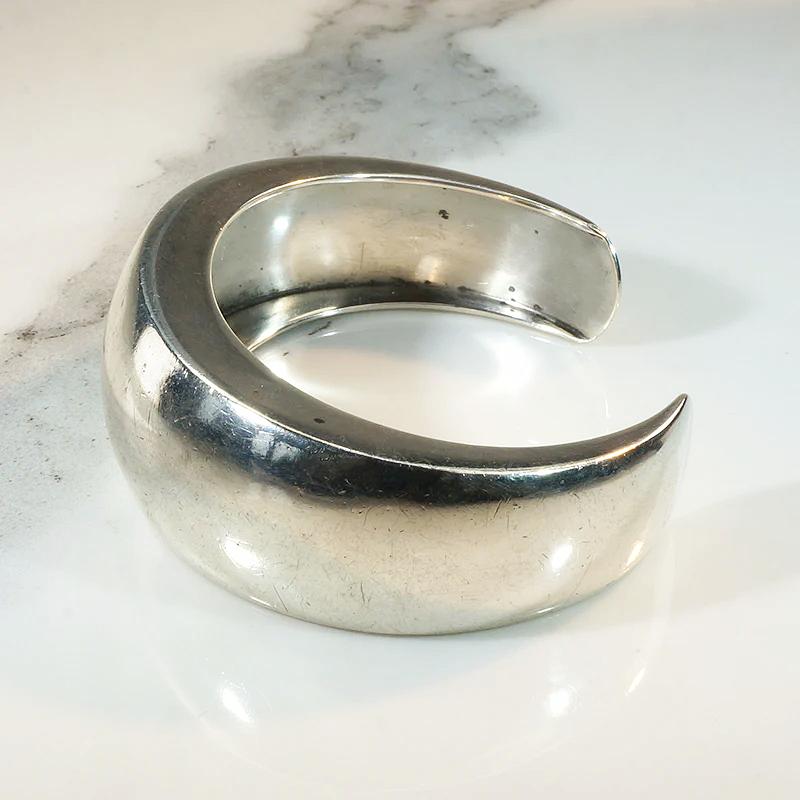Chic Domed Sterling Cuff by TANE