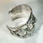 Outrageous Rancho Alegre Sterling Rattlesnake Cuff