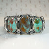 Navajo Royston Turquoise & Sterling Cuff by PJ Begay