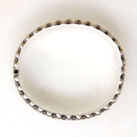 Chic Taxco Sterling Silver Clamper Bracelet