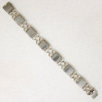 Danish Modern G Jensen Squares & Hearts Bracelet #70