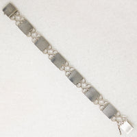 Danish Modern G Jensen Squares & Hearts Bracelet #70