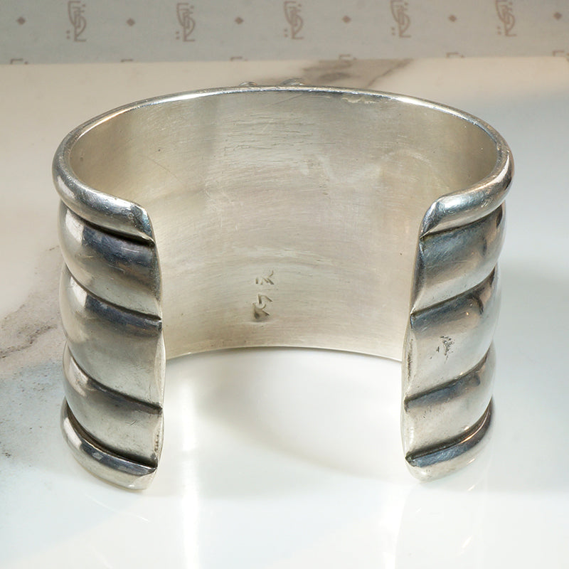 Cheerful Sunrise Cuff of Colorful Stones & Sterling Silver