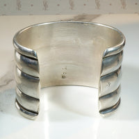 Cheerful Sunrise Cuff of Colorful Stones & Sterling Silver