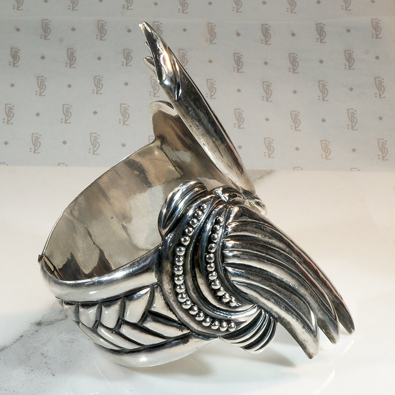 Sensational Taxco Sterling Clamper Bracelet