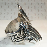 Sensational Taxco Sterling Clamper Bracelet