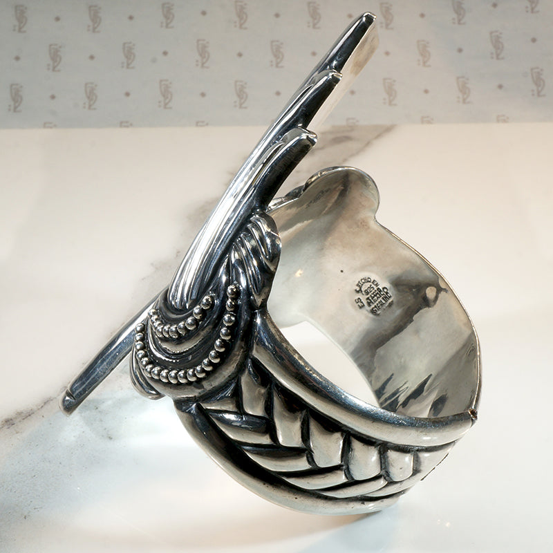 Sensational Taxco Sterling Clamper Bracelet