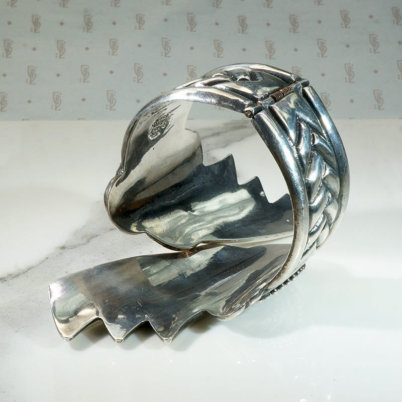 Sensational Taxco Sterling Clamper Bracelet