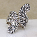 Whimsical Taxco Cactus Sterling Clamper Bracelet