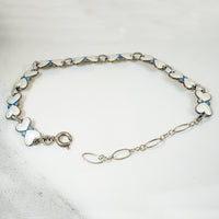 Holth Enameled Hearts & Butterflies Bracelet