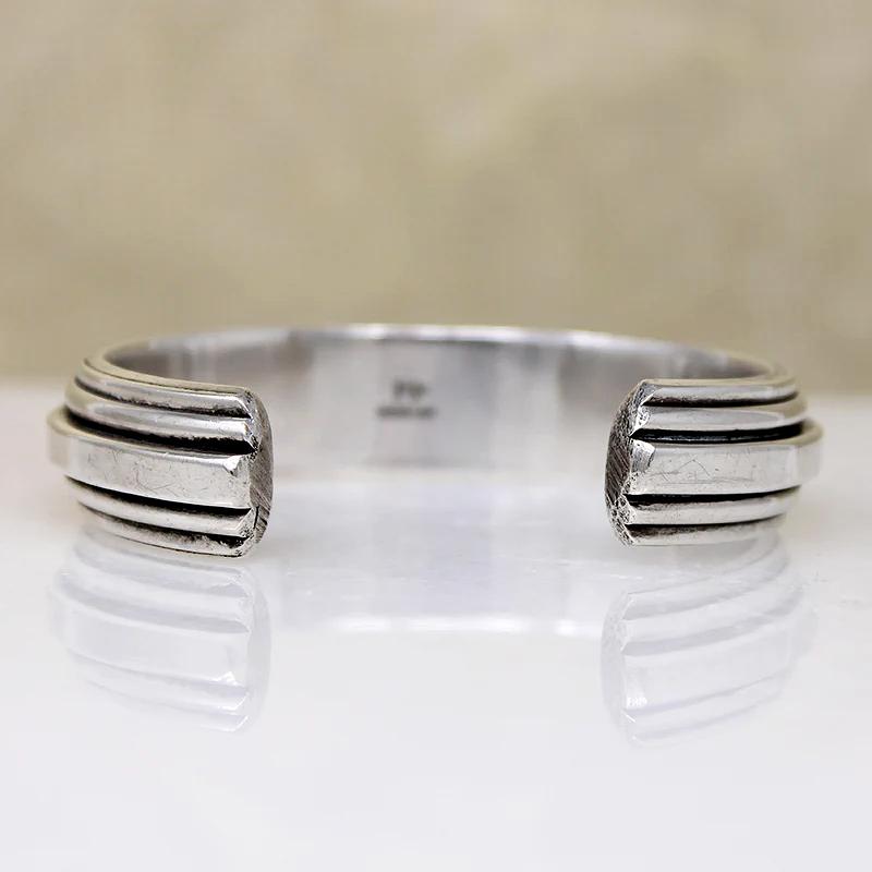 Sophisticated Sterling Silver Cuff Bracelet