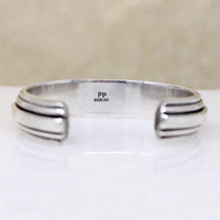 Sophisticated Sterling Silver Cuff Bracelet
