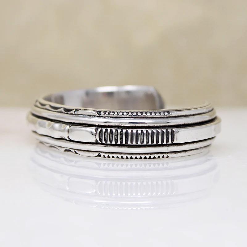 Sophisticated Sterling Silver Cuff Bracelet