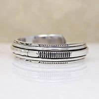 Sophisticated Sterling Silver Cuff Bracelet