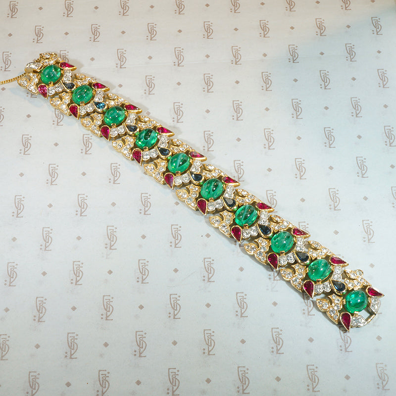 Mughal Bracelet from Trifari's Jewels of India Collection