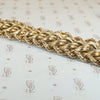 Heavy 14k Gold Curb & Rope Chain Bracelet