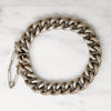 Engraved Silver Curb Link Bracelet