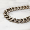 Engraved Silver Curb Link Bracelet