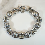 Sterling Silver "Big Moon" Bracelet by JR Ltd