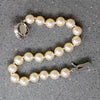 Cultured Pearl Bracelet with Pretty Silver Clasp