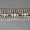 Glamorous Wide Rhinestone Costume Bracelet