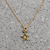 Delicate Gold Bracelet with Diamond-Set Star Charm