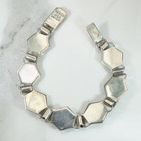 Taxco Hexagonal Silver & Abalone Bracelet