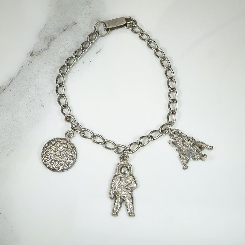 Apollo 11 Moon Landing Souvenir Charm Bracelet