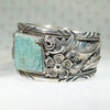 Navajo Eagle Cuff in Sterling with Turquoise & Coral