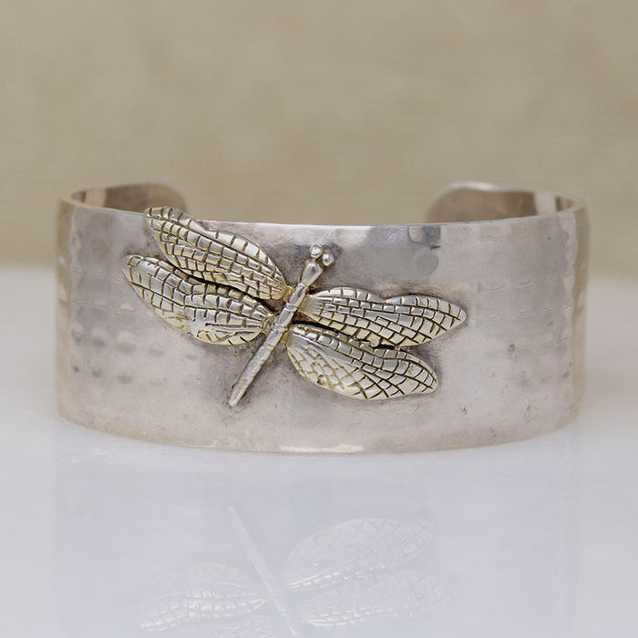 Gilded Dragonfly Sterling Cuff Bracelet by Tiffany & Co.