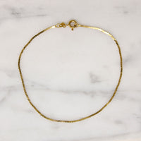 Flirty 14k Gold Serpentine Chain Bracelet