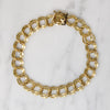 Mid Century Elco Gold Filled Charm Bracelet