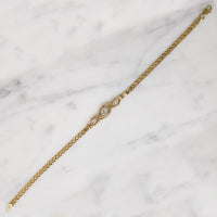 Hybrid Old European Cut Diamond & 14k Gold Bracelet