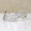 Fluid Sterling Silver Wave Cuff Bracelet