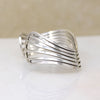Fluid Sterling Silver Wave Cuff Bracelet