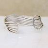 Fluid Sterling Silver Wave Cuff Bracelet