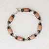 Powder Pink Opal & Sterling Silver Bracelet