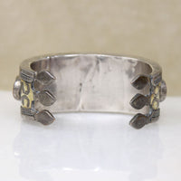 Fire Gilded Silver Uzbeck Cuff with Carnelian