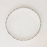 Sterling Rose Bangle Signed NYE