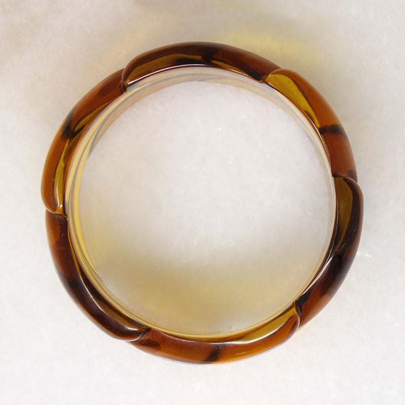 Autumn Leaves Apple Juice Bakelite Bangle
