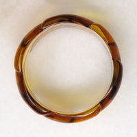 Autumn Leaves Apple Juice Bakelite Bangle