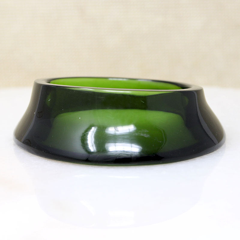 Plastic Fantastic Poison Green Lucite Bangle