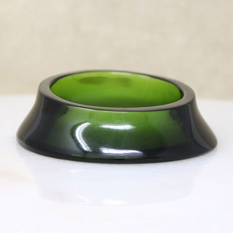 Plastic Fantastic Poison Green Lucite Bangle