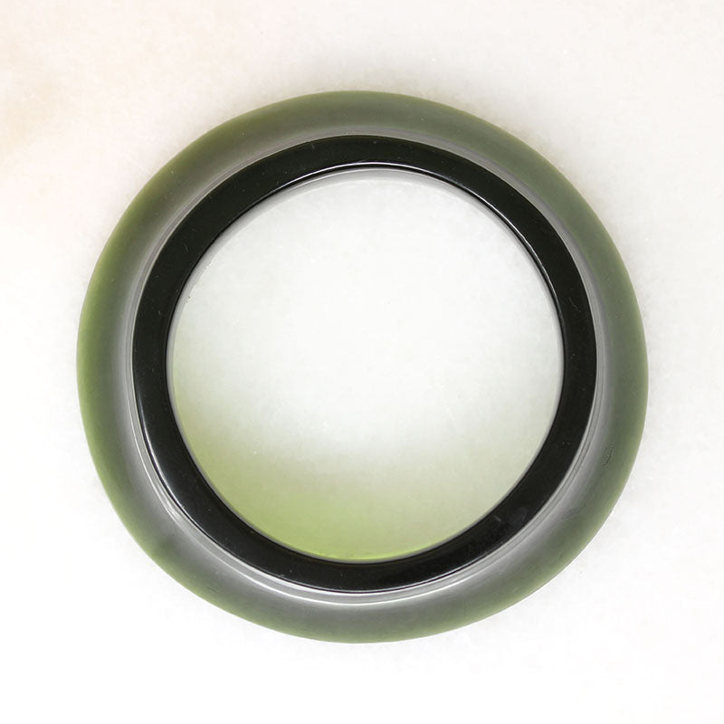 Plastic Fantastic Poison Green Lucite Bangle