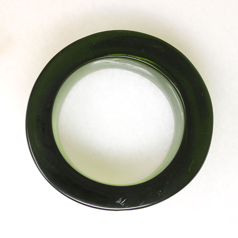 Plastic Fantastic Poison Green Lucite Bangle