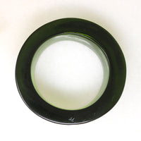 Plastic Fantastic Poison Green Lucite Bangle